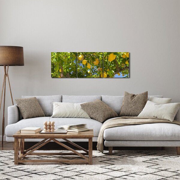 Kép - Citromfa (órával) (90x30 cm)