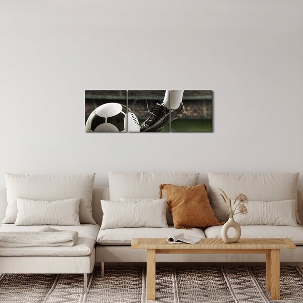 Kép - Futball labda (órával) (90x30 cm)