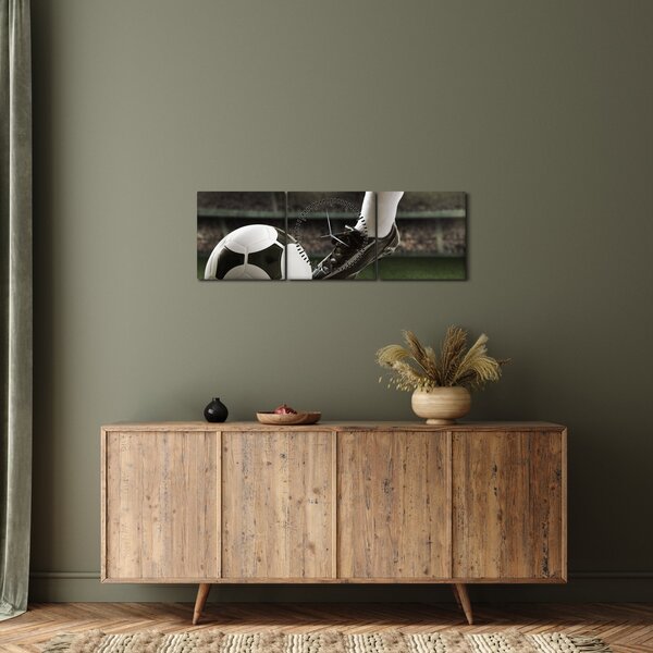 Kép - Futball labda (órával) (90x30 cm)