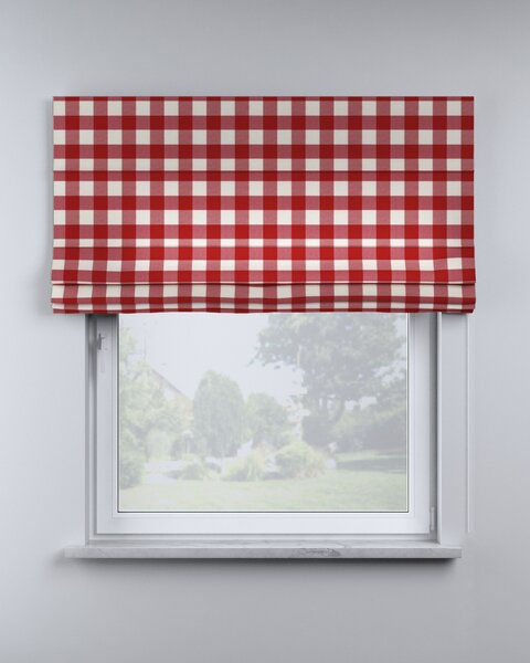 Római roló Capri termék színe piros szövet mintás