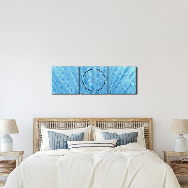 Kép - Makro felvétel egy virágról (órával) (90x30 cm)