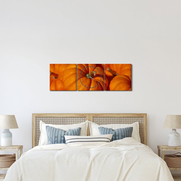 Kép - Nagyszerű sütőtök (órával) (90x30 cm)