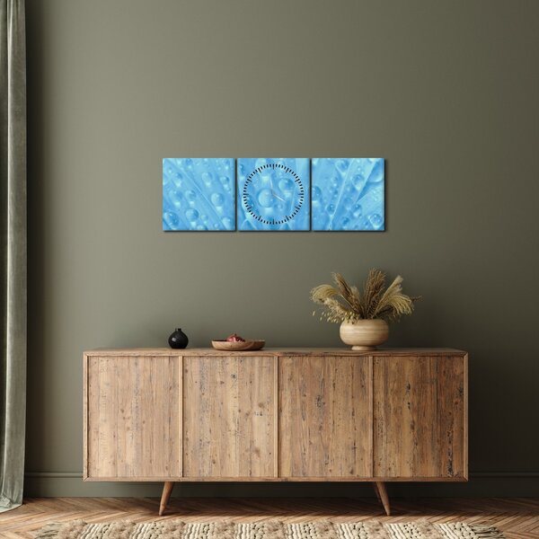 Kép - Makro felvétel egy virágról (órával) (90x30 cm)