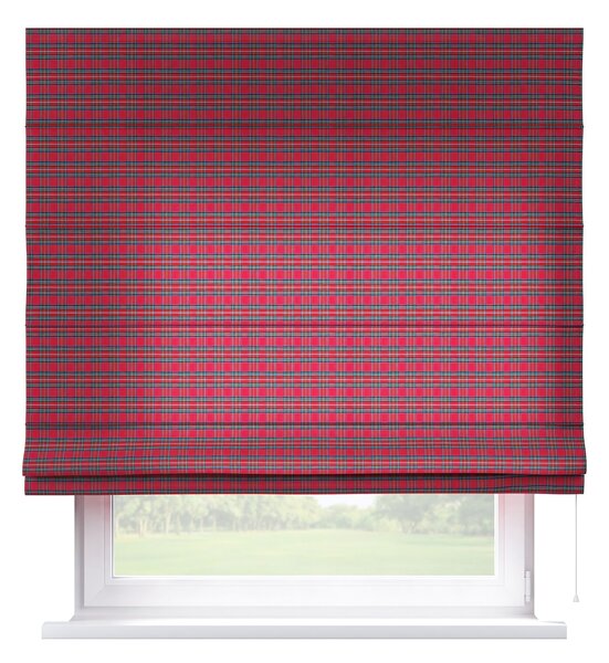 Római roló Capri termék színe piros szövet mintás