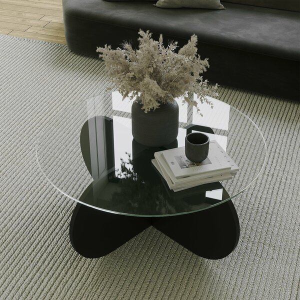 Hanah Home Dohányzóasztal Black Bubble - Fekete