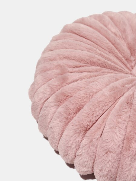 Sinsay - Kerek dekoratív párna varrással - pasztellpink
