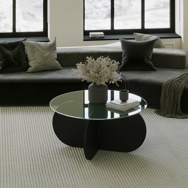 Hanah Home Dohányzóasztal Black Bubble - Fekete