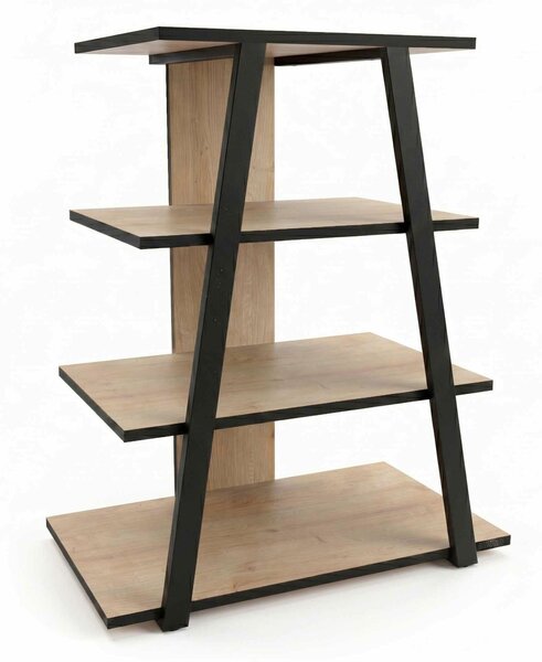 Hanah Home TV Stand Sapphire Oak Black Lyno - Sapphire Oak, Black