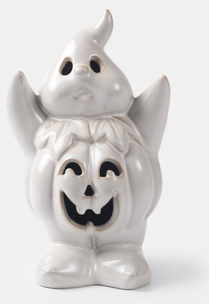 Sinsay - LED asztali lámpa Halloween mintával - fehér