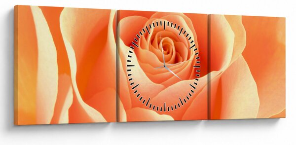 Kép - A Rózsák, barack színű (órával) (90x30 cm)