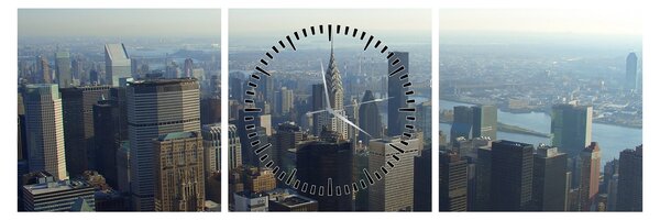 Kép - Manhattan nappal (órával) (90x30 cm)