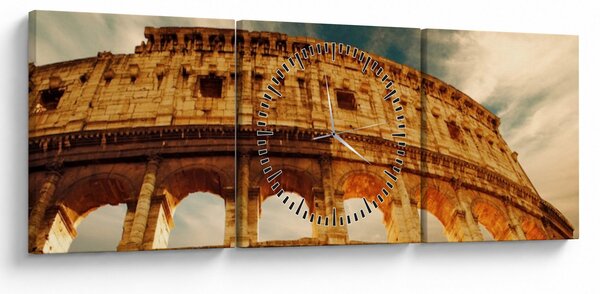 Kép - Római Colosseum (órával) (90x30 cm)