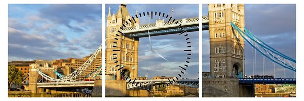 Kép - Tower Bridge (órával) (90x30 cm)