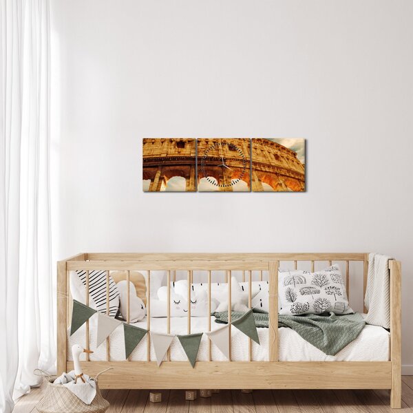 Kép - Római Colosseum (órával) (90x30 cm)