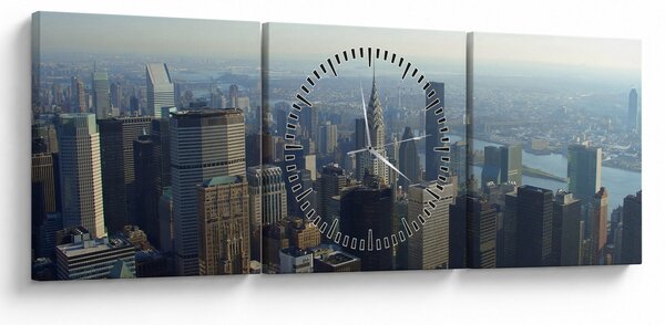 Kép - Manhattan nappal (órával) (90x30 cm)