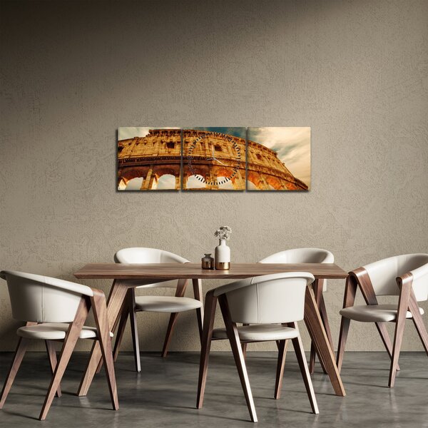 Kép - Római Colosseum (órával) (90x30 cm)