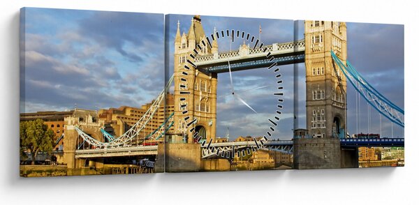 Kép - Tower Bridge (órával) (90x30 cm)