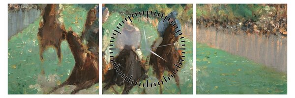 Kép - Edouard Manet, At the Races, reprodukciók (órával) (90x30 cm)