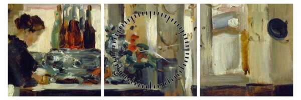 Kép - Style of Edouard Manet, Bon Bock Cafe, reprodukciók (órával) (90x30 cm)