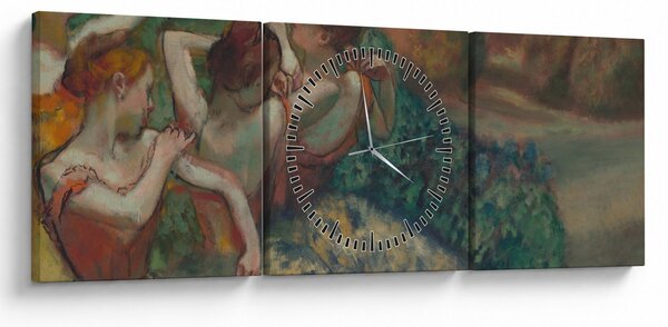 Kép - Edgar Degas, Four Dancers, reprodukciók (órával) (90x30 cm)