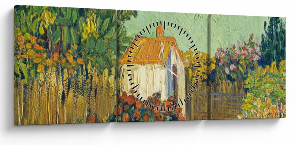 Kép - Imitator of Vincent van Gogh, Landscape, reprodukciók (órával) (90x30 cm)
