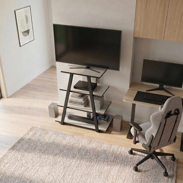 Hanah Home Lyno TV állvány - Homokszínű, Fekete