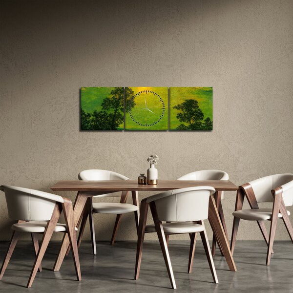 Kép - Imitator of Ralph Albert Blakelock, Moonlight, reprodukciók (órával) (90x30 cm)