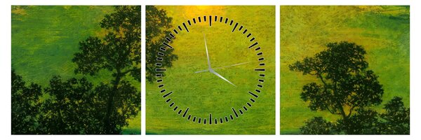 Kép - Imitator of Ralph Albert Blakelock, Moonlight, reprodukciók (órával) (90x30 cm)