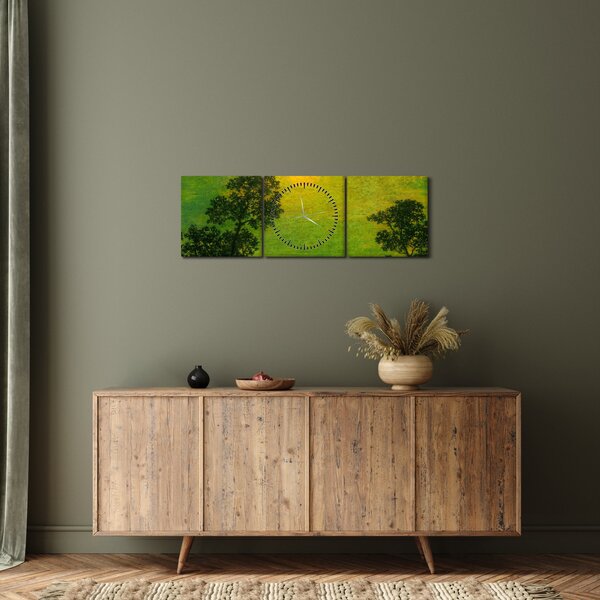 Kép - Imitator of Ralph Albert Blakelock, Moonlight, reprodukciók (órával) (90x30 cm)