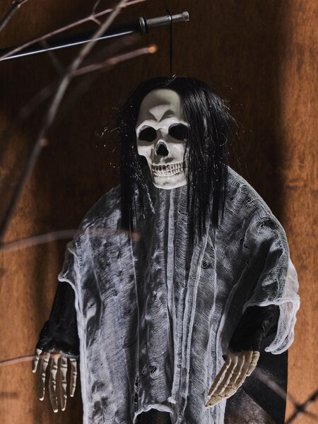 Sinsay - Halloween függő dekoráció csontváz formában - fekete