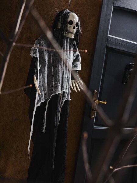 Sinsay - Halloween függő dekoráció csontváz formában - fekete