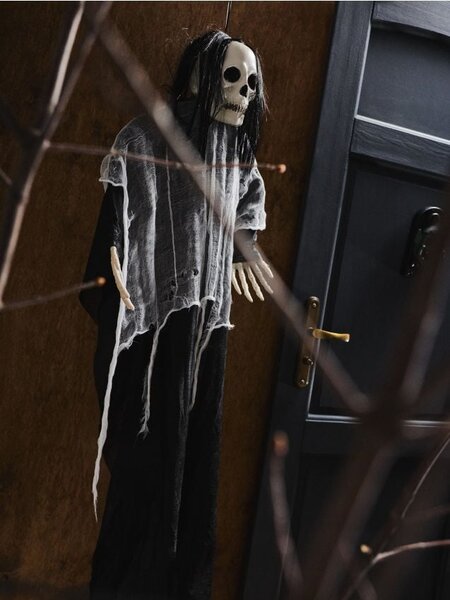 Sinsay - Halloween függő dekoráció csontváz formában - fekete