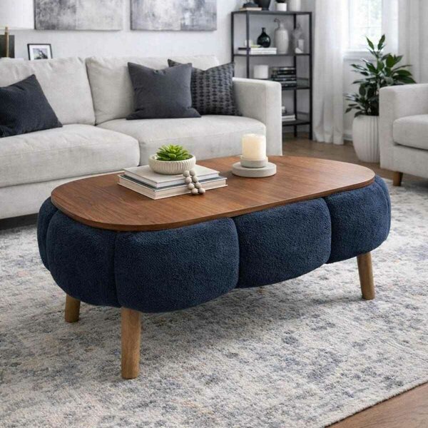 Atelier Del Sofa Coffee Table Anthracite Papatya - Anthracite
