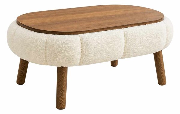 Atelier Del Sofa Dohányzóasztal Fehér Papatya - Fehér