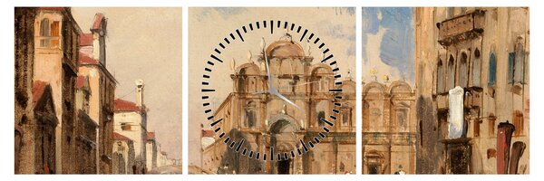 Kép - Jules-Romain Joyant, The Scuola di San Marco, Venice, reprodukciók (órával) (90x30 cm)