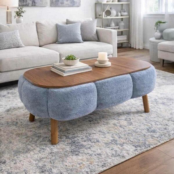 Atelier Del Sofa Dohányzóasztal Grey Papatya - Szürke