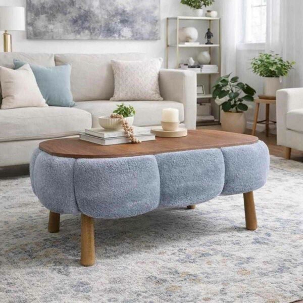 Atelier Del Sofa Dohányzóasztal Grey Papatya - Szürke