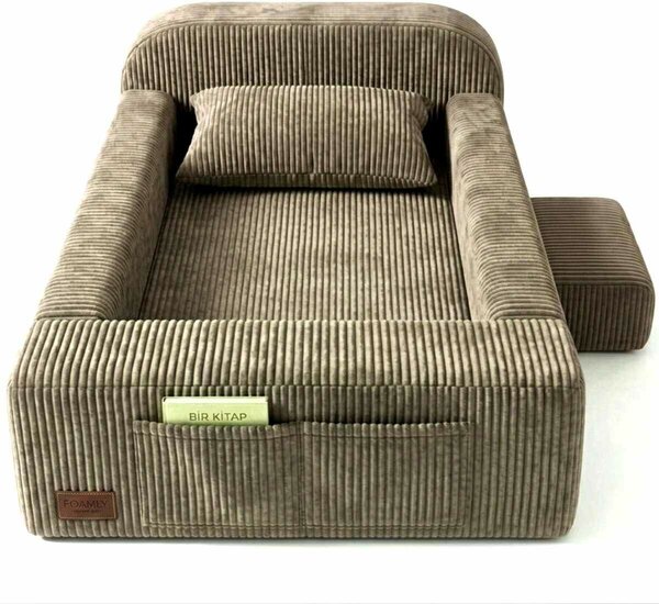 Atelier Del Sofa Bedside Sleeper Mink Luvia - Mink