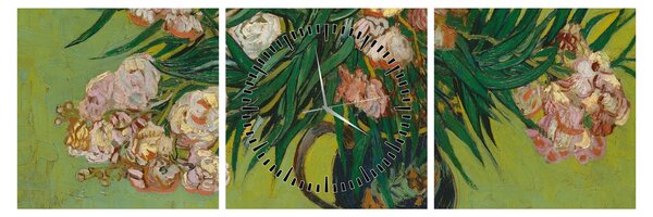 Kép - Vincent van Gogh, Oleanders, reprodukciók (órával) (90x30 cm)