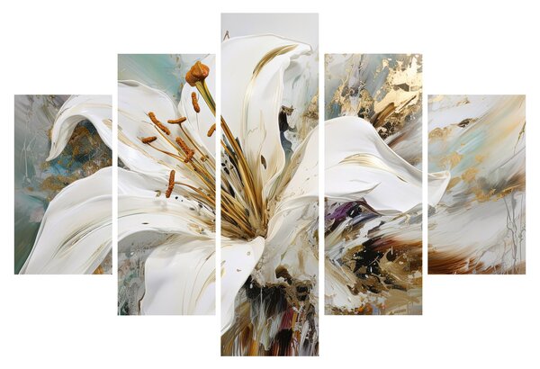 Kép - Absztrakció liliommal (150x105 cm)
