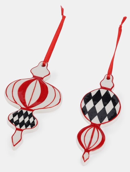 Sinsay - Karácsonyi díszek gömb alakban 2 pack - többszínű