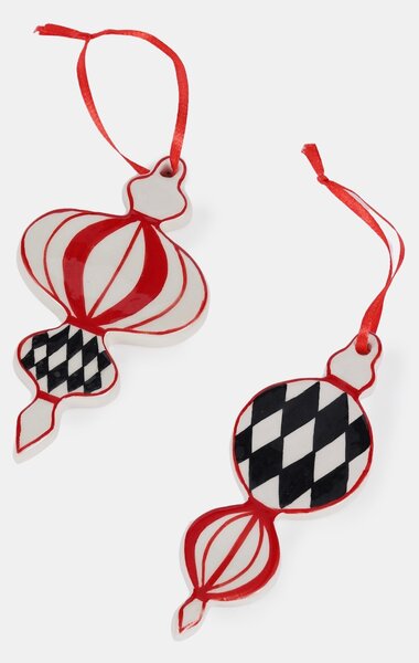 Sinsay - Karácsonyi díszek gömb alakban 2 pack - többszínű