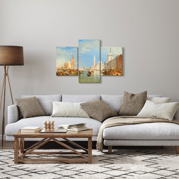 Kép - Joseph Mallord William Turner, Venice the Dogana and San Giorgio Maggiore, reprodukciók (90x60 cm)