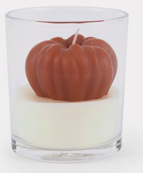Sinsay - Illatgyertya üvegben Pumpkin Cream Brule - narancs