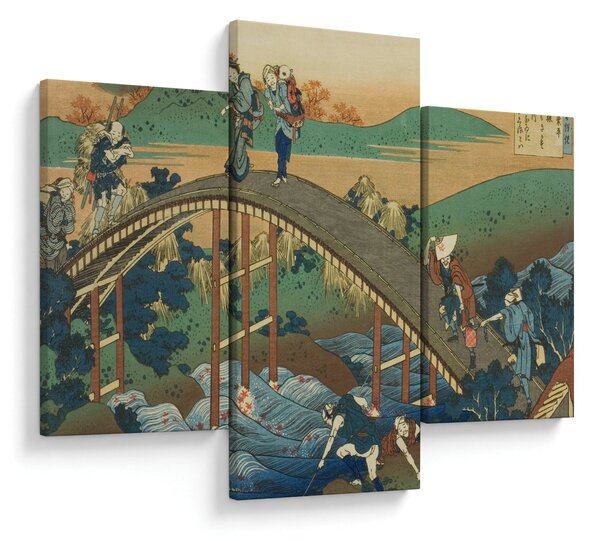 Kép - Katsushika Hokusai, Ariwara no Narihirafrom the series One Hundred, Poems Explained by the Nurse (Hyakunin isshu uba ga etoki), reprodukciók (90x60 cm)