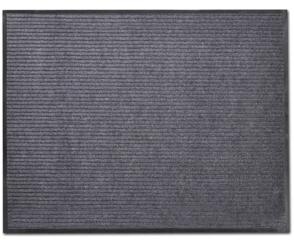 Szürke PVC lábtörlő 90 x 60 cm