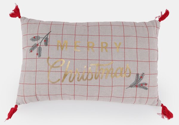 Sinsay - Karácsonyi párna „Merry Christmas” felirattal - többszínű