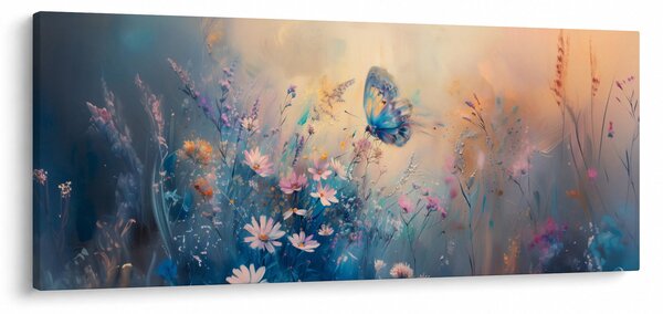 Kép - Rét pillangóval (120x50 cm)