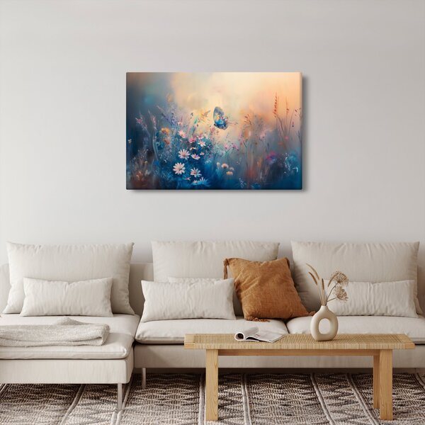 Kép - Rét pillangóval (90x60 cm)