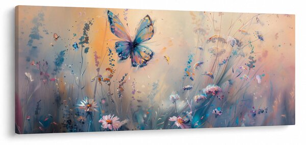 Kép - Rét pillangóval II (120x50 cm)